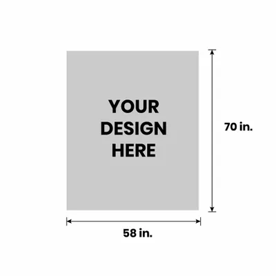 58in x 70in - Custom Cups Now