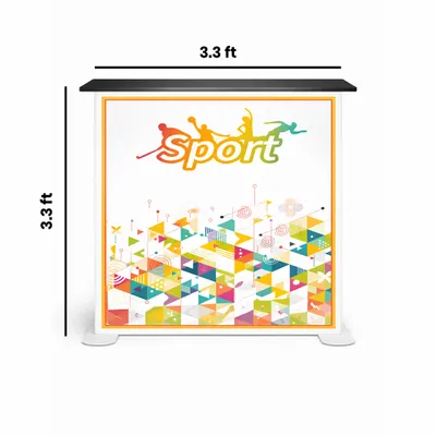 3.3 x 3.3 ft - Custom Cups Now