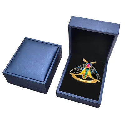 Blue PU Box - Custom Cups Now