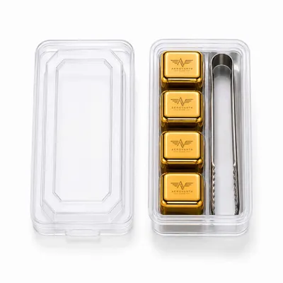 4-Pack Box Set with Tongs - Custom Cups Now