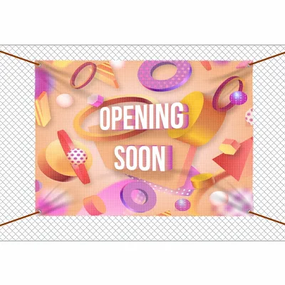 Vinyl Mesh Banners - Custom Cups Now