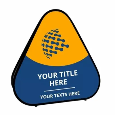 Triangle Pop Up Banners - Custom Cups Now