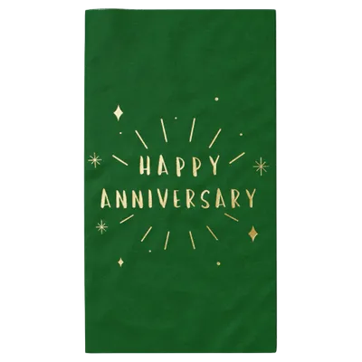 Custom Foil Stamped Towel Napkin - Custom Cups Now