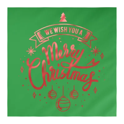 Custom Foil Stamped Luncheon Napkin - Custom Cups Now