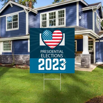 Custom Presidential Election Yard Sign