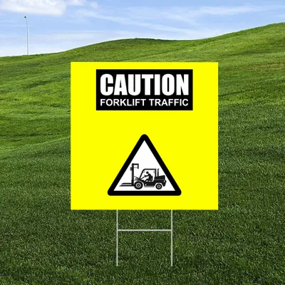 Custom Caution Yard Sign