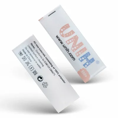 Printed Care Labels - Custom Cups Now