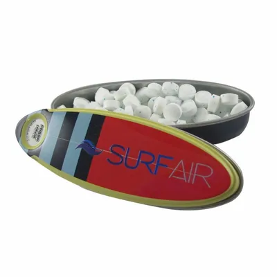 Stripe Surfboard Mint Tin - Custom Cups Now