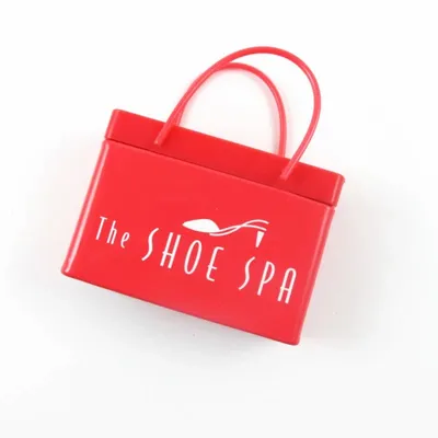 Dark Pink Shopping Bag Tin - Custom Cups Now