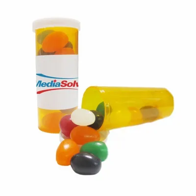Small Promo Pill Bottles-Jelly Beans - Custom Cups Now