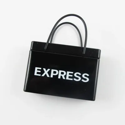 Black Shopping Bag Tin - Custom Cups Now