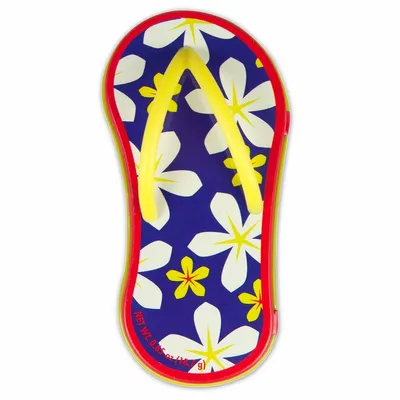 Floral Blue Flip Flop Mint Tin - Custom Cups Now