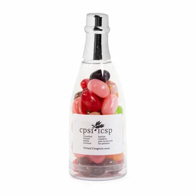 Champagne Bottle with Jelly Belly - Custom Cups Now