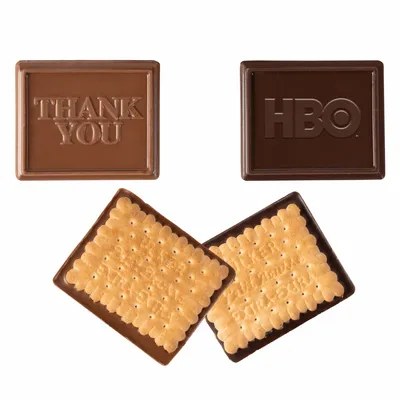 Rectangle Chocolate Cookie - Custom Cups Now