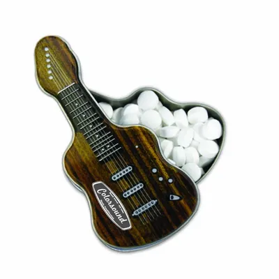 Electric Guitar-Shaped Mint Tin - Custom Cups Now