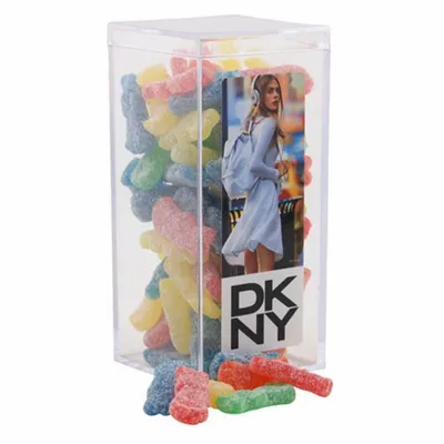 Acrylic Box with Sour Patch Kids - Medium - Custom Cups Now