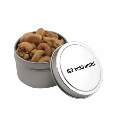 Round Tin with Cashews - SBF3100 - Custom Cups Now