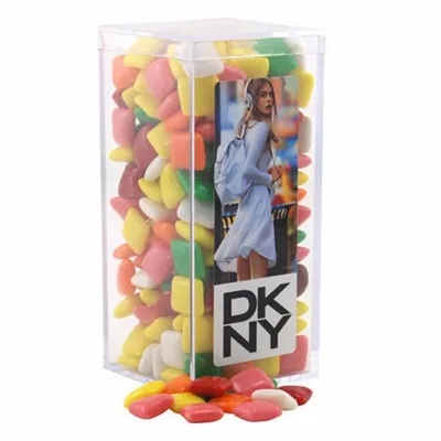 Acrylic Box with Mini Chicklets - Medium - Custom Cups Now