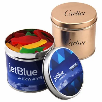 Round Tin with Swedish Fish - SBF4100 - Custom Cups Now