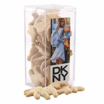 Acrylic Box with Animal Crackers - Medium - Custom Cups Now