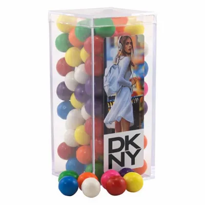 Acrylic Box with Gumballs - Medium - Custom Cups Now