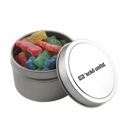 Round Tin with Sour Patch Kids - SBF3100 - Custom Cups Now
