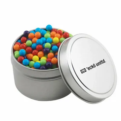 Round Tin with Mini Jawbreakers - SBF3100 - Custom Cups Now