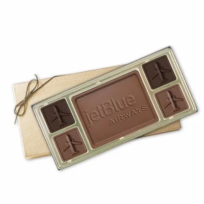 Custom Chocolate Squares Gift Box (6 1/2oz.) - Custom Cups Now