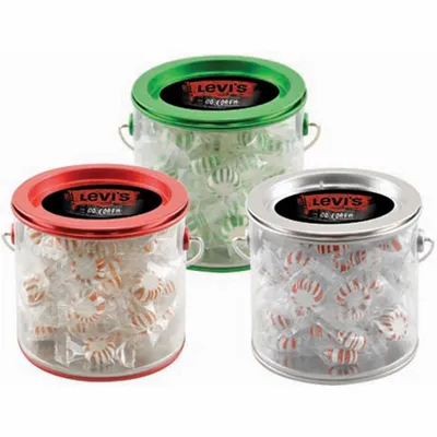 Tin Pail with Starlight Mints - Custom Cups Now