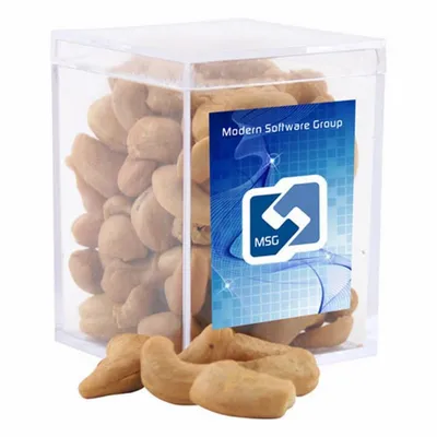 Acrylic Box with Cashews - Small - Custom Cups Now