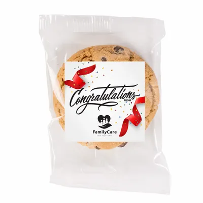 Fresh Beginnings Individually Wrapped Chocolate Chip Cookie - Custom Cups Now