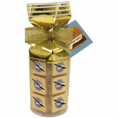 Thirty Six Piece Chocolate Foiled Square Gift Bag - Custom Cups Now