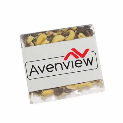 Square Acetates - Raisin Nut Trail Mix - Custom Cups Now