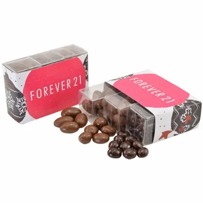 3 Way Chocolate Covered Shareable Acetate Box - Custom Cups Now
