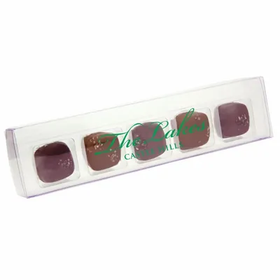Acetate Sticks with Sea Salt Caramels - Custom Cups Now