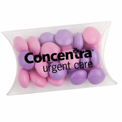 Small Pillow Acetate Box with Chocolate Buttons - Custom Cups Now