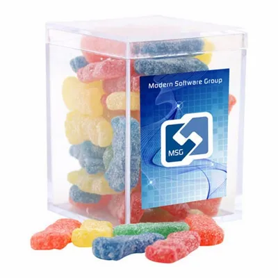 Acrylic Box with Sour Patch Kids - Small - Custom Cups Now