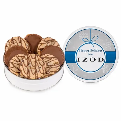Fresh Beginnings Dreamy Drizzle Chocolate Chip Cookie Tin (Small) - Custom Cups Now
