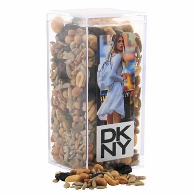 Acrylic Box with Trail Mix - Medium - Custom Cups Now
