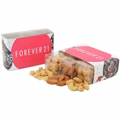 3 Way Nut Shareable Acetate Box - Custom Cups Now