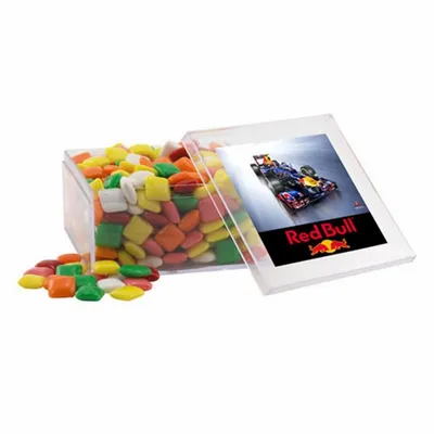 Acrylic Box with Mini Chicklets - Large - Custom Cups Now