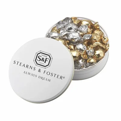 Glad Tidings Tins - Twist Wrapped Truffles - Custom Cups Now