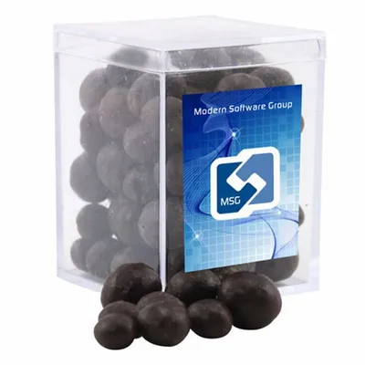Acrylic Box with Choc Espresso Beans - Small - Custom Cups Now