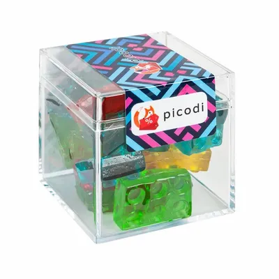 Clever Candy Sweet Boxes with Gummy 3D Blocks - Custom Cups Now