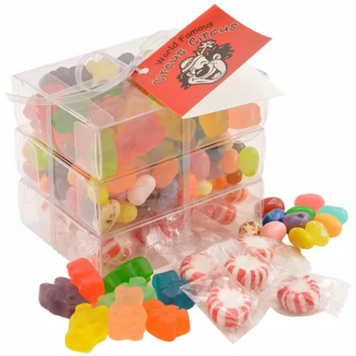 3 Way Candy Stack Acetate Tower - TRB901 - Custom Cups Now
