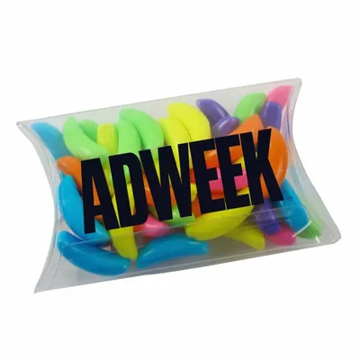 Small Pillow Acetate Box with Assorted Silly Bananas - Custom Cups Now