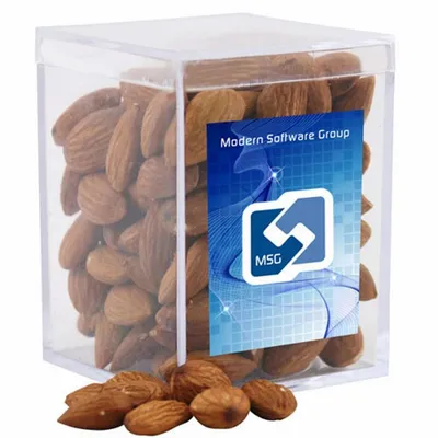 Acrylic Box with Almonds - Small - Custom Cups Now