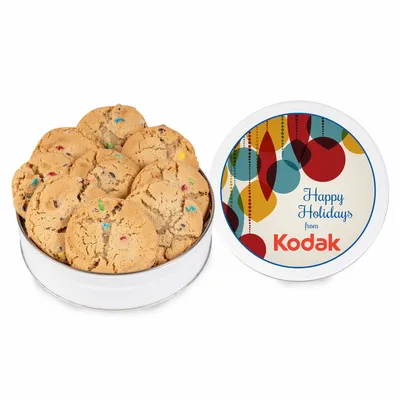 Fresh Beginnings Jewel Chip Cookie Tin (Small) - Custom Cups Now