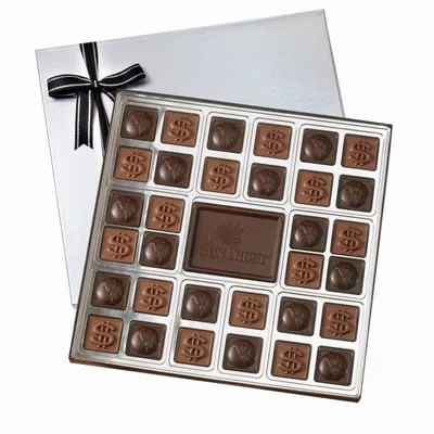 Custom Chocolate Squares Gift Box (3 lbs.) - Custom Cups Now