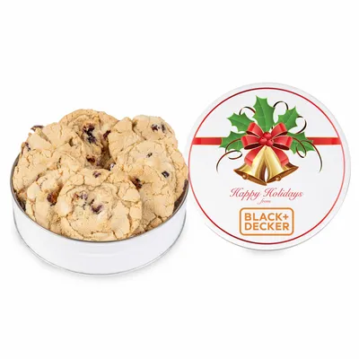 Fresh Beginnings Cranberry Cookie Tin (Small) - Custom Cups Now